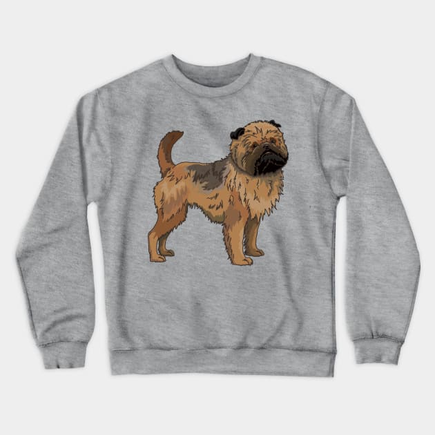 Affenpinscher dog Crewneck Sweatshirt by The Christmas Lady